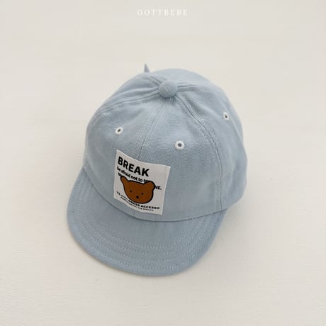 oottbebe/21. bear stitch cap S(1-3Y)-M(3-6Y)