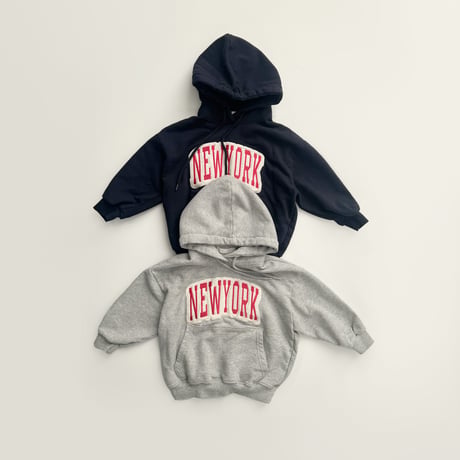 fromi/38. new york patch embroidery hood JS-JL
