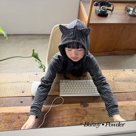 bunnypowder/129. mina hood zipup 2XL-4XL