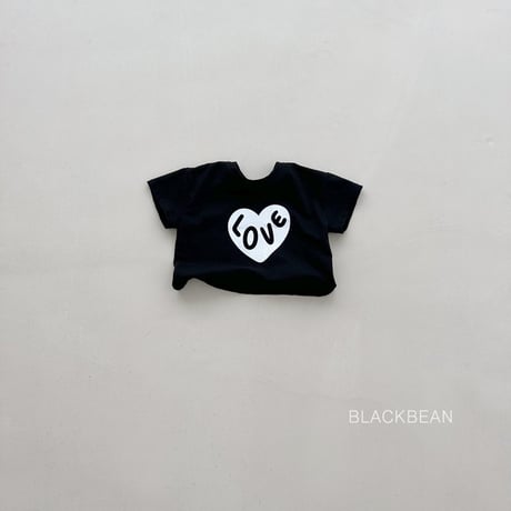 blackbean/53. heart T-shirt S-XL