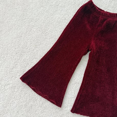 urbanrabbit/20. Choco Ribbed Bootcut Pants XS-XL