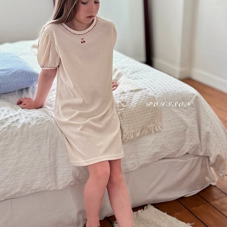 poisson/29. cherry puff one-piece S-XL