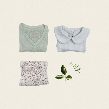 oottbebe/77. pastel sleeveless collar T-shirt XS(1-2Y)-XL(6-7Y)