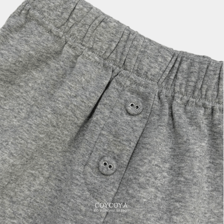 coycoya/14. plain button short pants S-2XL