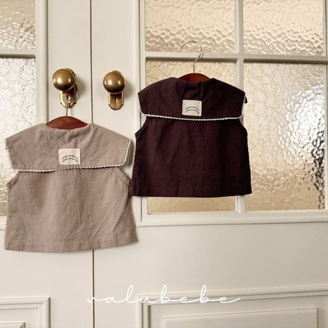 valubebe/55. big collar blouse 6M-S