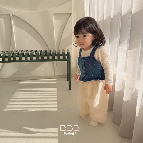 bellabambina/64. bebe heart denim vest 12M-S