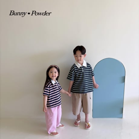 bunnypowder/186. summer collar T-shirt S-XL