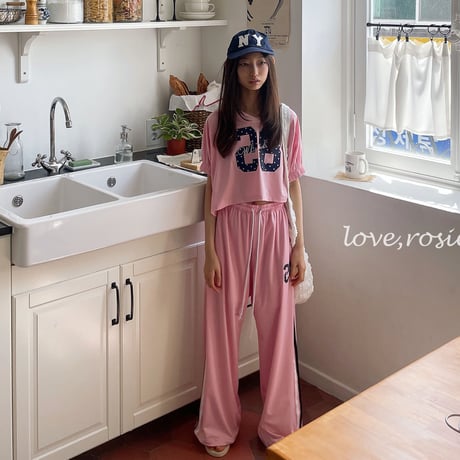 loverosie/159. mesh tape 2way pants L-XL
