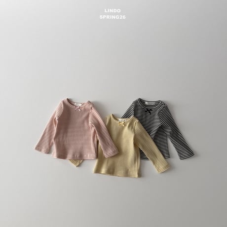 lindo/65. mini ribbon T-shirt XS-XL