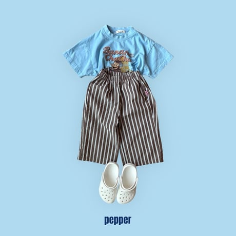 pepper/27. banana chacha half t T-shirt XS-XL