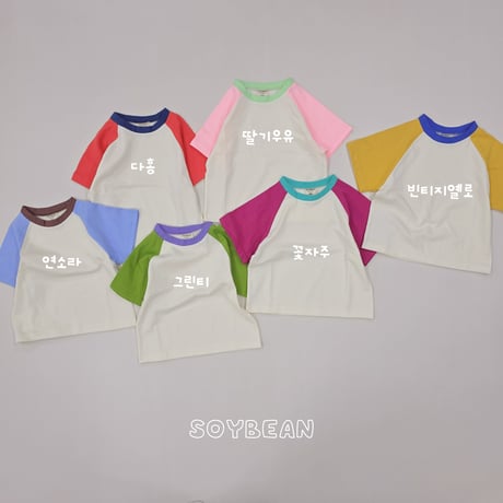 soybean/60. plan ) summer chu raglan T-shirt JS-JL