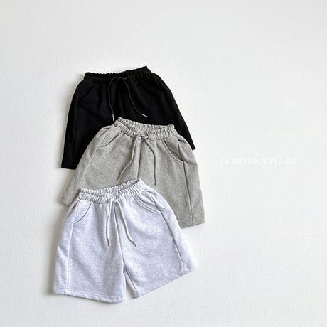 vividi/43. autumn pin tuck half pants XS-XL