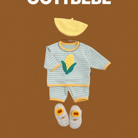 oottbebe/26. fruit updown set XS(0-1Y)-XL(4-5Y)
