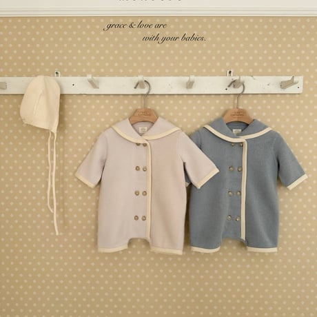 monbebe/12. hand made sailer suit S(3-12M)-M(12-24M)