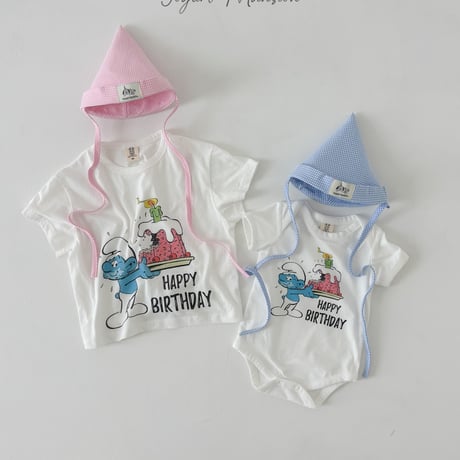 yogurtmansion/34. happy birthday T-shirt XS-XL