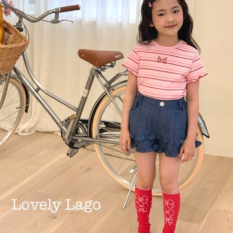 lago/4. punching ribbon T-shirt S-JS