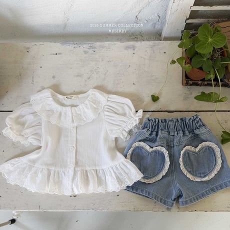 melikey/75. natural puff blouse XS-XL