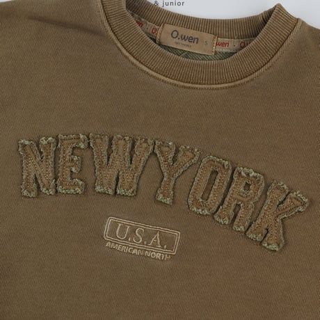 owen/50. new york pigment man-to-man JS-JXL