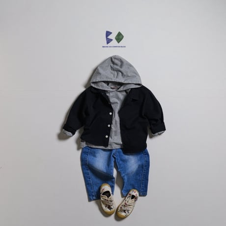 boneoune/32. bone hoody single T-shirt JS-JL