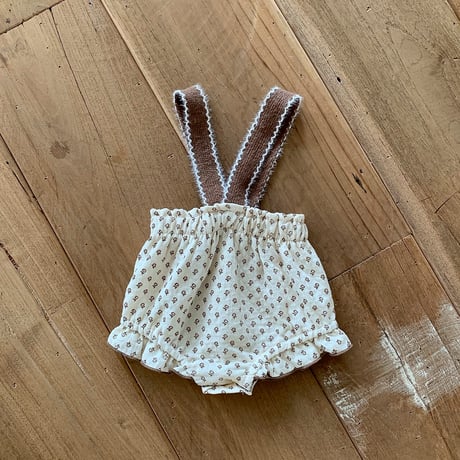 bebeholic/24. leaf overalls bloomer S(3-6M)-XL(18-24M)