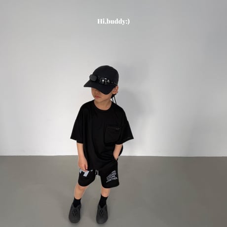 hibuddy/45. pocket zipper T-shirt S-XL