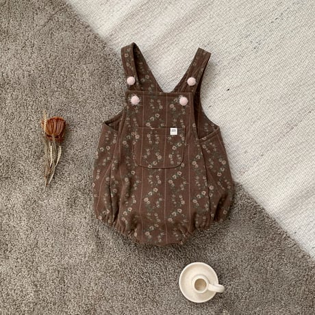 bebeholic/23. rolly overalls suit S(3-6M)-XL(18-24M)