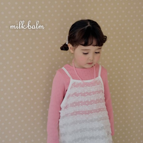 milkbalm/20. fril sleeveless one-piece XS-XL