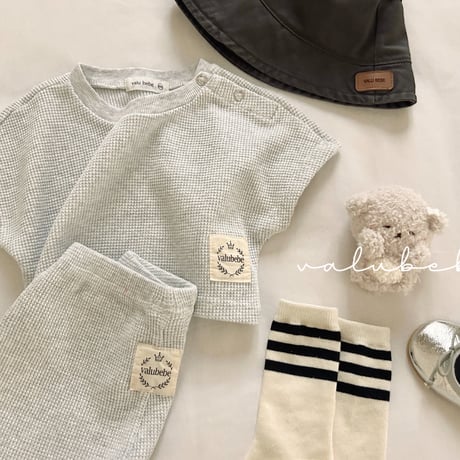 valubebe/7. cropple waffle pants 6M-S