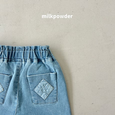 milkpowder/46. cube denim pants 13-15