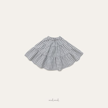 melmel/4. Tiered long skirt XXS-XL