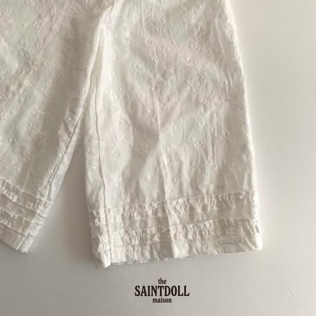 saintdoll/82. lace wide pants XL-JS