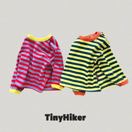 tinyhiker/11. fre stripe T-shirt XS-XL
