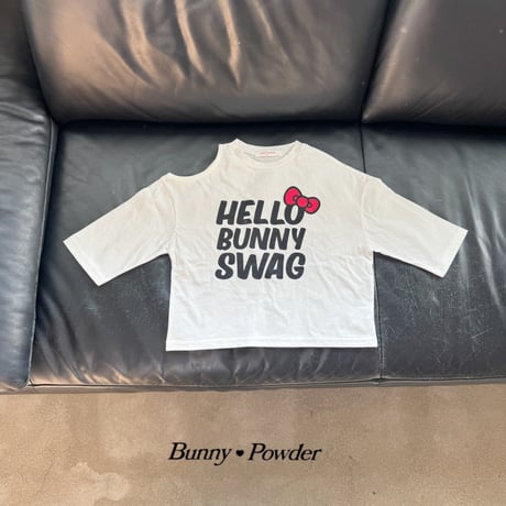 bunnypowder/97. shoulder T-shirt S-XL