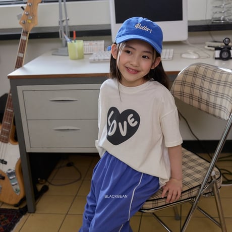 blackbean/53. heart T-shirt S-XL