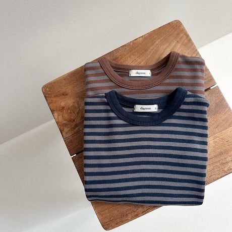digreen/35. camel stripe tee S-2XL