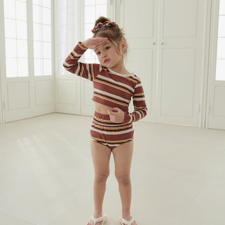 erinj/62. swimsuit crop TOP S-JS