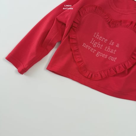 lindo/37. Hearts fril T-shirt XS-XL