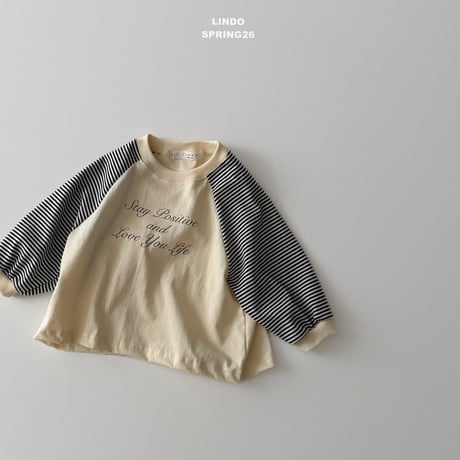 lindo/64. two color raglan T-shirt XS-XL