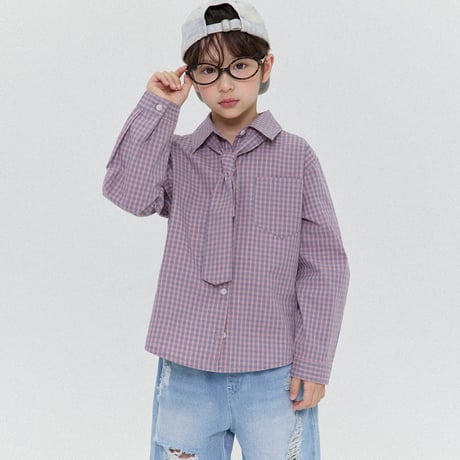 forkchips/50. mile check shirt JS-JXL