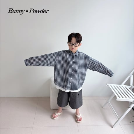 bunnypowder/79. milk check shirt S-XL