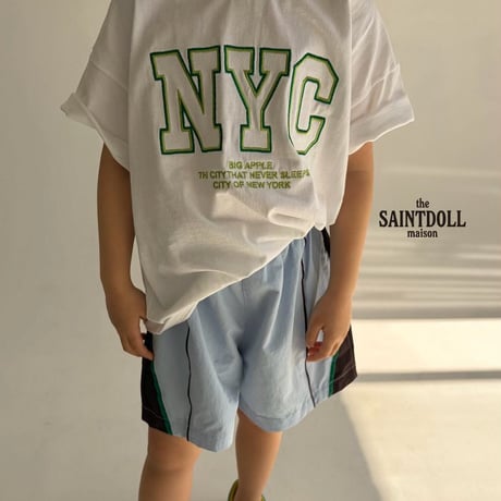 saintdoll/39. NYC embroidery T-shirt JS-JL