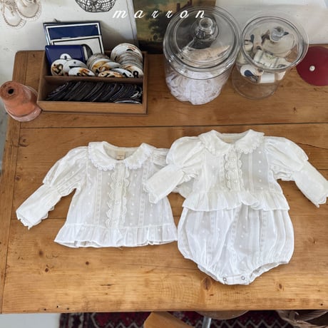 marron/48. frost blouse XS-L
