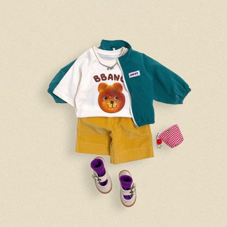 oottbebe/42. raglan kids ( family ) T-shirt XS(0-1Y)-XL(4-5Y)