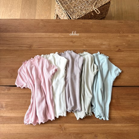 ohho/11. dove peuty half t T-shirt S-2XL