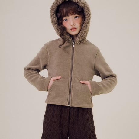 forkchips/58. bear hood zipup JS-JXL