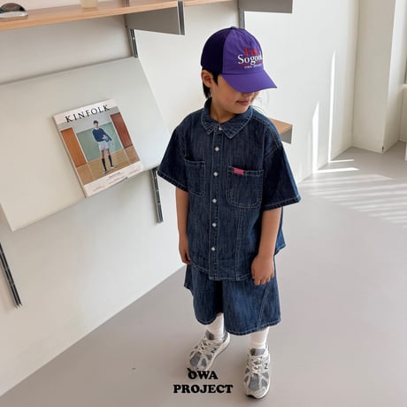 owa/45. 7bu linen denim pants S-XL