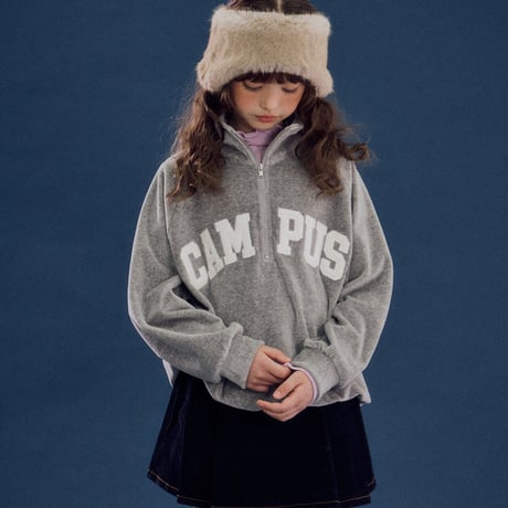 forkchips/47. canvas half zipup M-XL