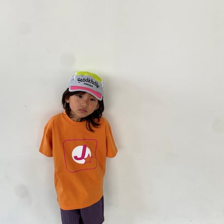 mikki/40. rectangle J star half t T-shirt ADULT