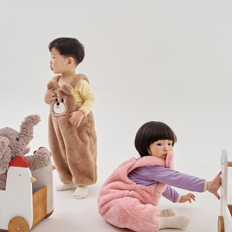 hereiam/45. kinder animal overalls 12M-S