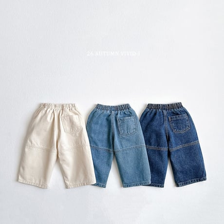 vividi/38. section denim pants JS-JM